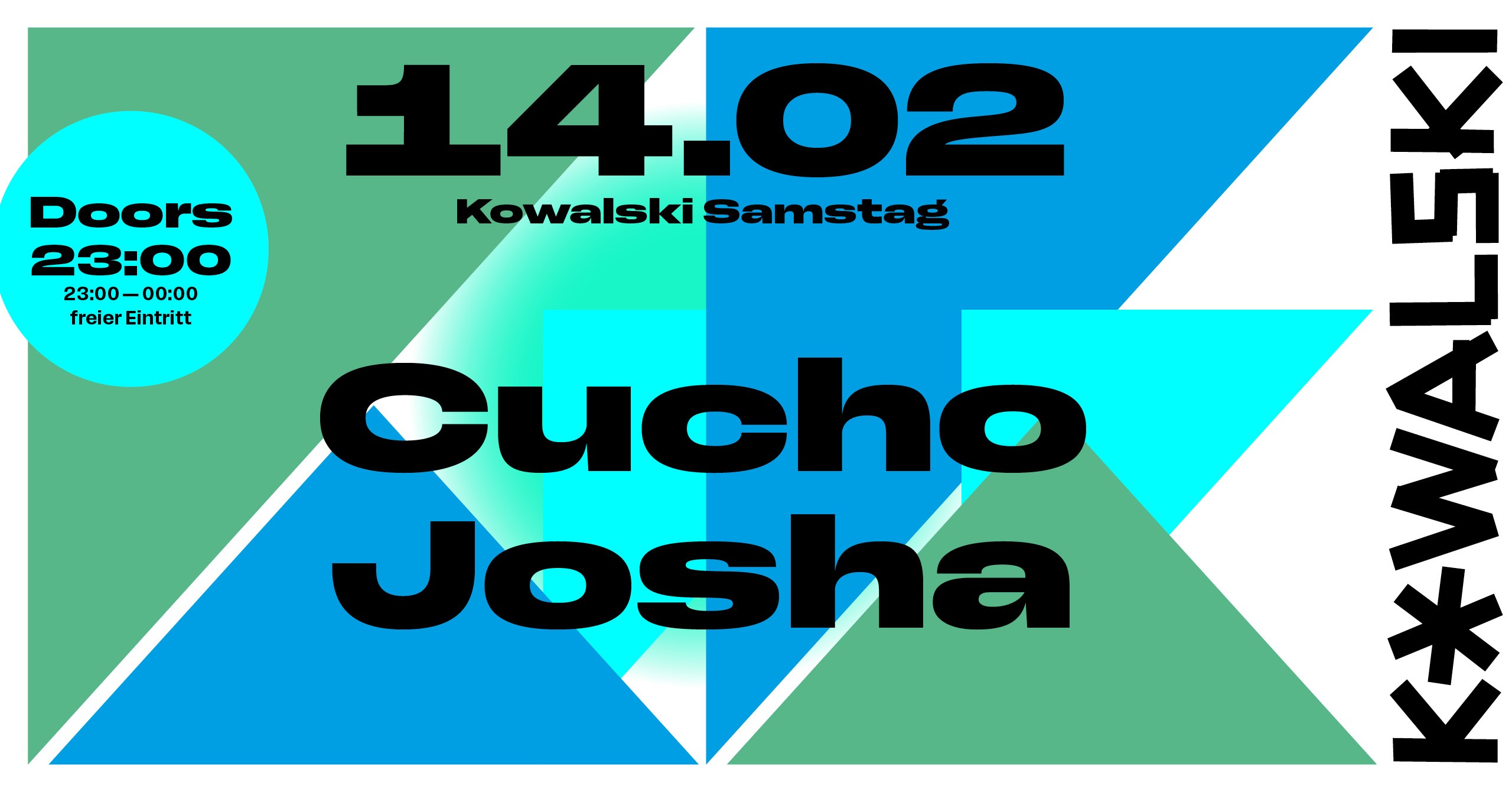 KOWA_FLYER_Samstage_02_20262 - Kowalski Stuttgart - House Techno Club mit Terrasse / Stuttgart